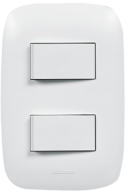 Interruptor doble bticino Domino sencilla